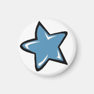 Íman Estrela azul