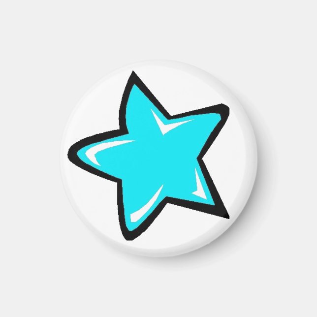 Íman Estrela Azul 2 (Frente)