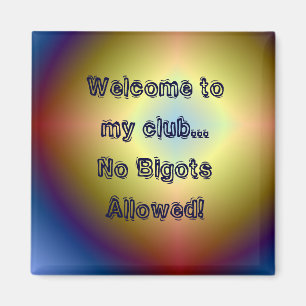 Íman estrela brilhante, boa vinda a meu clube… nenhum