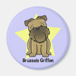 Íman Estrela Bruxelas Griffon de Kawaii