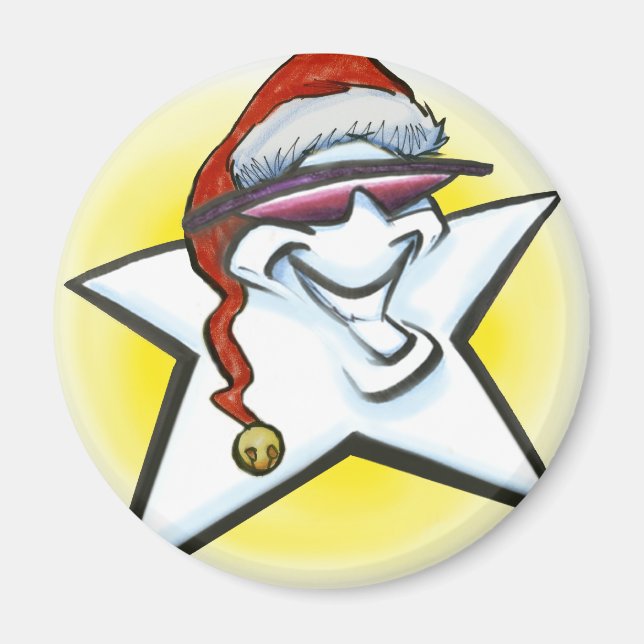 Íman Estrela de Natal (Frente)