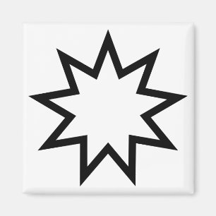 Íman Estrela de Nove Pontas (Símbolo da Fé Bahai)