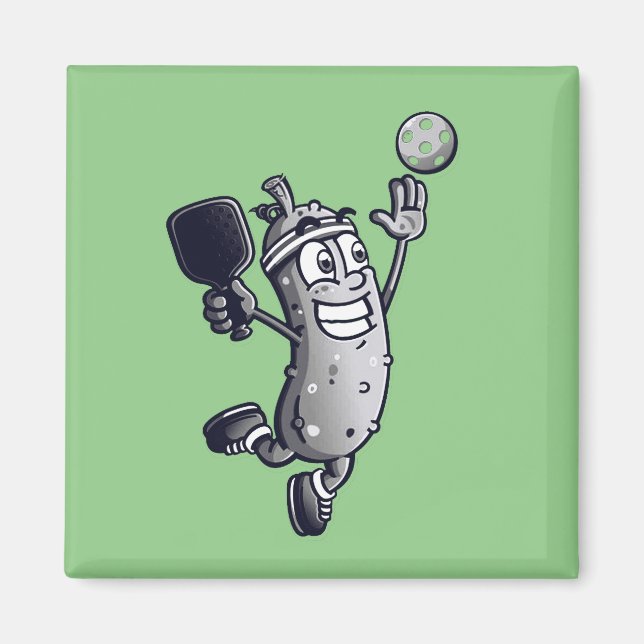 Íman Estrela de Pickleball em Verde (Frente)