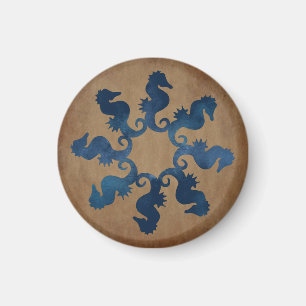 Íman Estrela do cavalo marinho do vintage