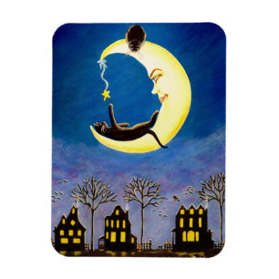 Íman Estrela do Dia das Bruxas ímã "Salem "