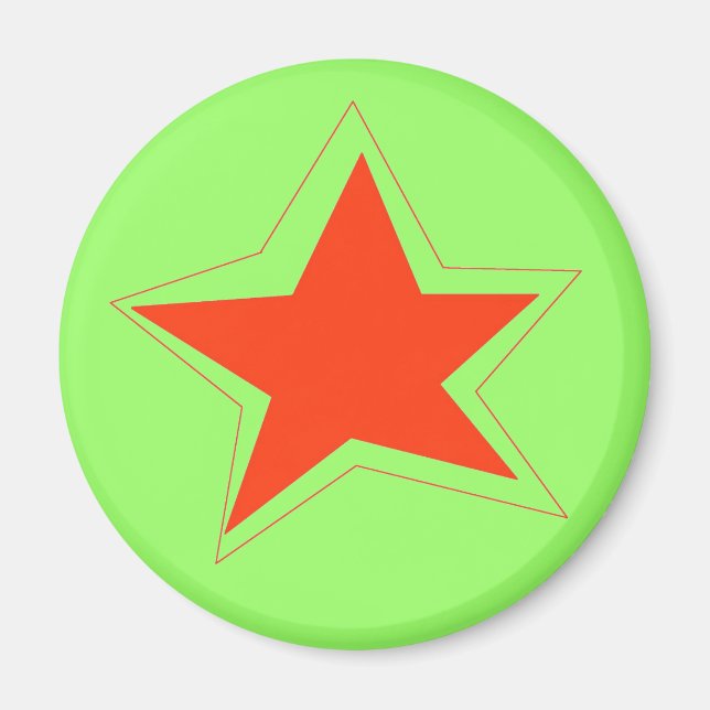 Íman Estrela do ímã Semana (Frente)