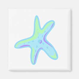 Íman Estrela-do-mar - Estrela do Mar em Cores Pastel