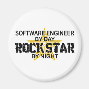 Íman Estrela do rock da Software Engineer em a noite