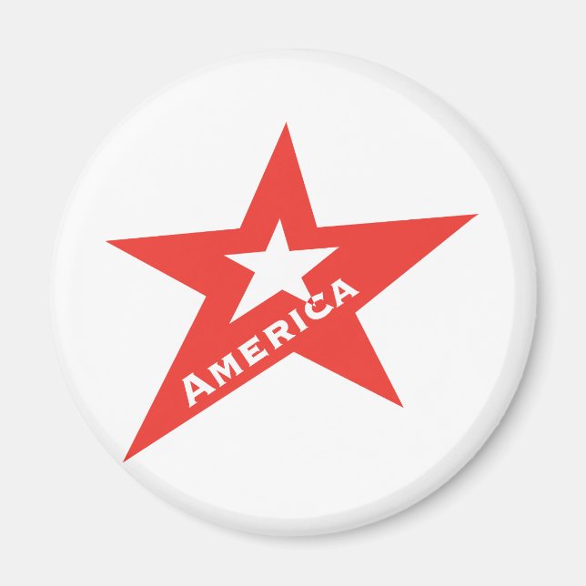 Íman Estrela dos EUA (Frente)