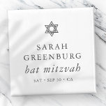 Íman Estrela Elegante Moderna Simples de David Bat Mitz<br><div class="desc">Design é composto por tipografia sans serif e por tipografia cursiva de escrita lúdica sobre um fundo simples. Disponível aqui: http://www.zazzle.com/store/selectpartysupplies</div>