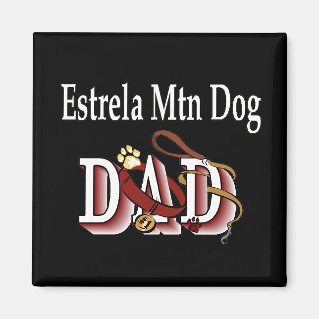 Íman Estrela Mountain Dog PAI Magnet (Frente)