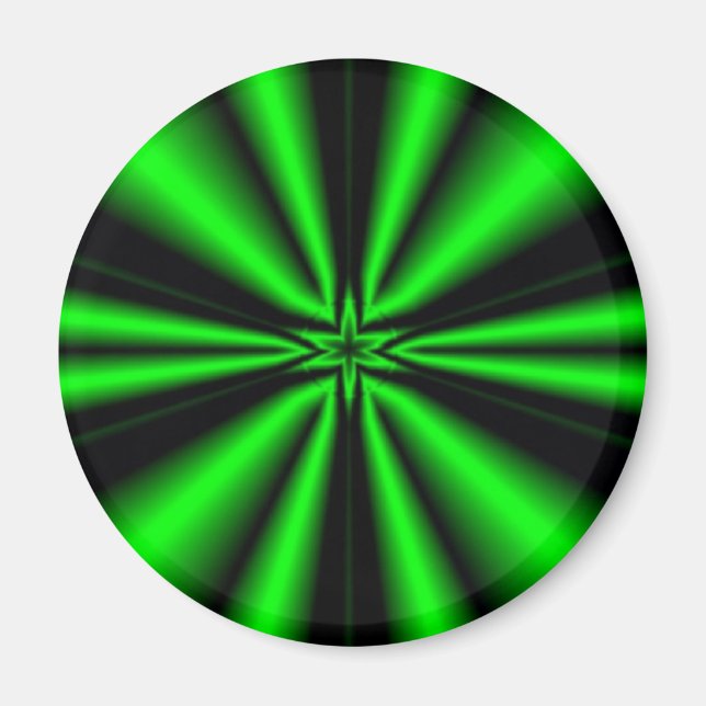 Íman estrela verde da esperança (Frente)