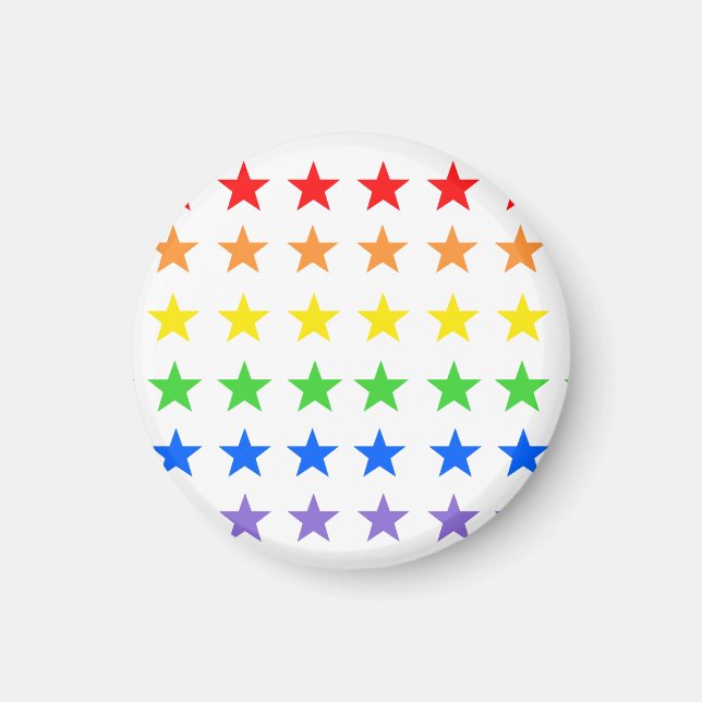 Íman Estrelas arco-íris (Frente)