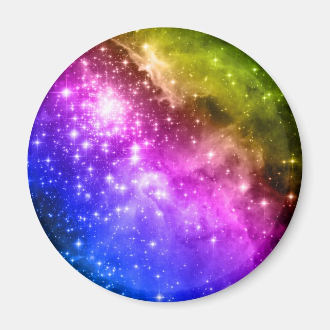Íman Estrelas Arco-íris (Frente)