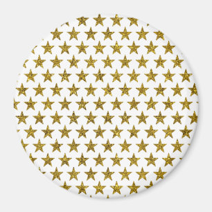 Íman Estrelas brilhantes douradas