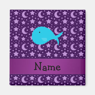Íman Estrelas conhecidas personalizadas do roxo da