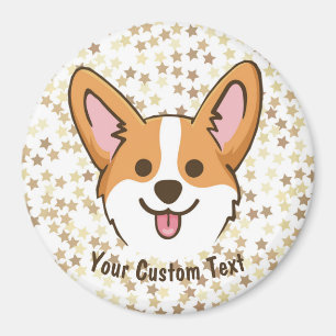 Íman Estrelas de Cão-Papoeiro Personalizadas Pembroke