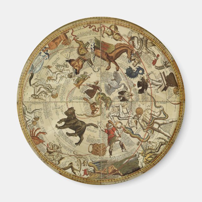 Íman Estrelas de constelação Norte astronômica (Frente)