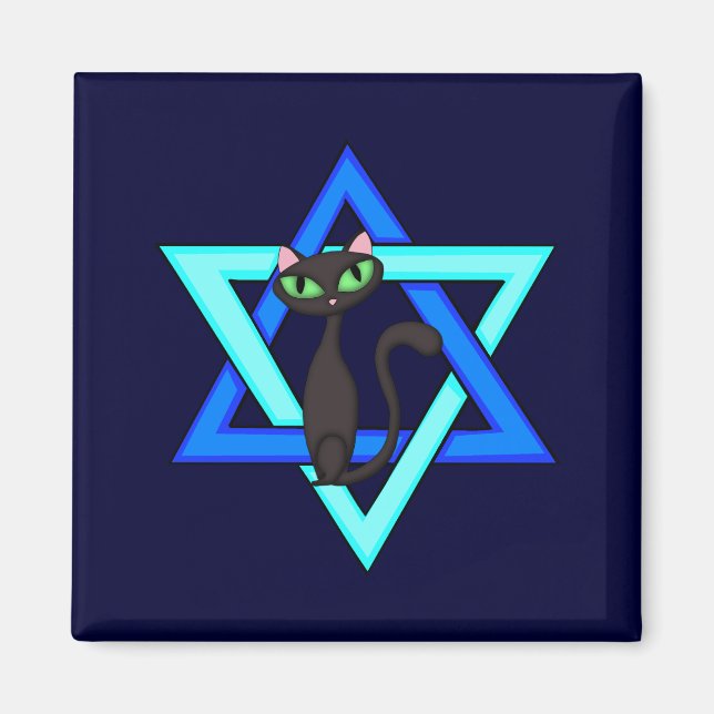 Íman Estrelas de Gatos Judeus (Frente)
