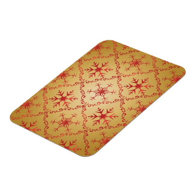 Íman Estrelas de Natal Vermelho na Dourada (Left Side)