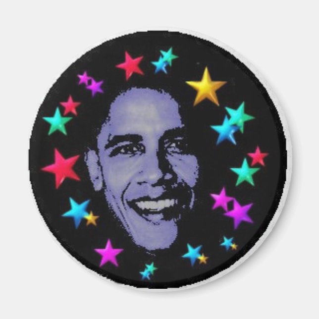 Íman Estrelas de Obama (Frente)