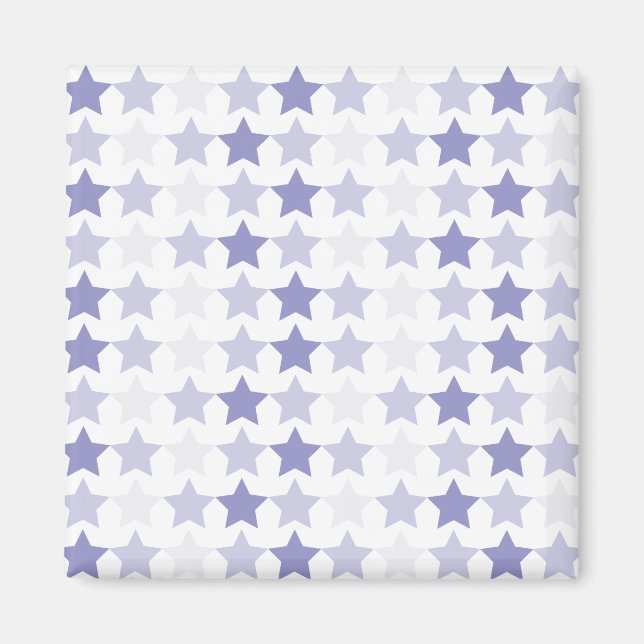 Íman Estrelas de Ombre Azul Patriótica (Frente)