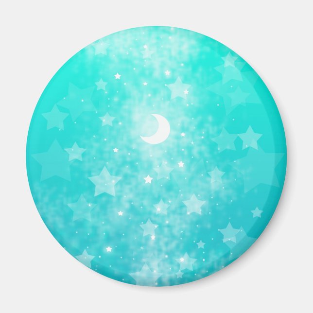 Íman Estrelas de Papel e Fantasia Lunar Arte Celestial (Frente)