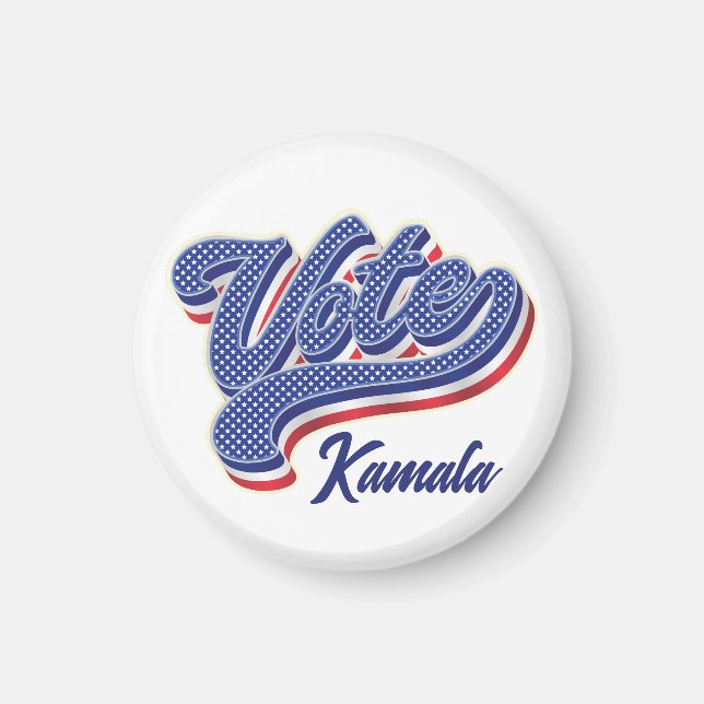 Íman Estrelas de Voto e Stripes - Eleições (Frente)