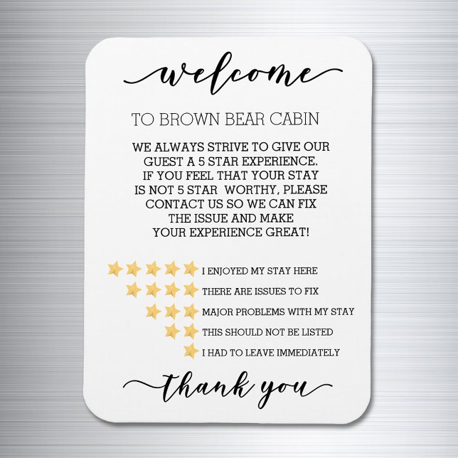 Íman Estrelas do Sistema de Classificação de Férias Alu (Criador carregado)