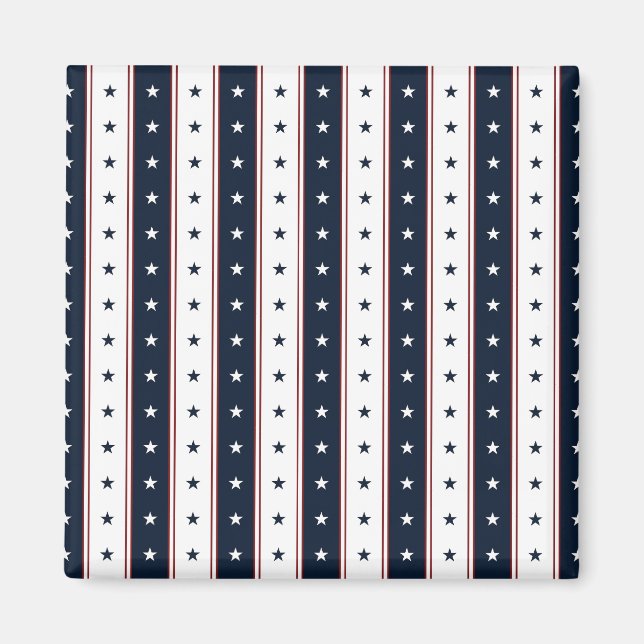 Íman Estrelas e faixas (Frente)