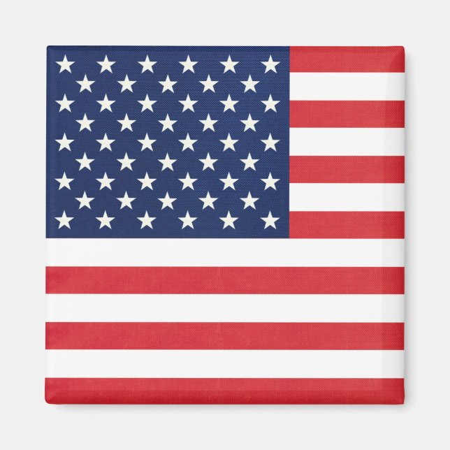 Íman Estrelas e faixas de bandeira Patriótica Americana (Frente)