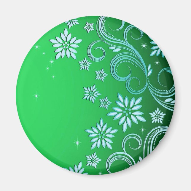 Íman Estrelas e flores 4 (Frente)