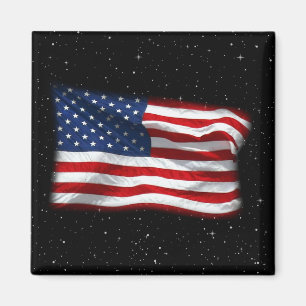 Íman Estrelas e Stripes Bandeira Americana Patriótica