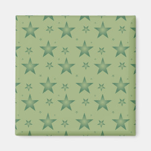 Íman Estrelas Elegante e Na moda em Verde Sage