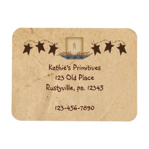 Íman Estrelas enferrujadas E Magnetos Premium De Velas