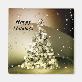 Íman Estrelas Shinle Sparkle da Árvore do Ouro de Natal