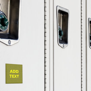 Íman Estrias Diagonais Minúsculas e Amarelas