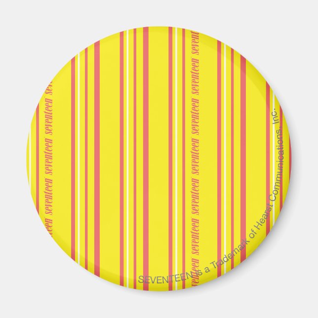 Íman Estrias Finas Amarelo (Frente)