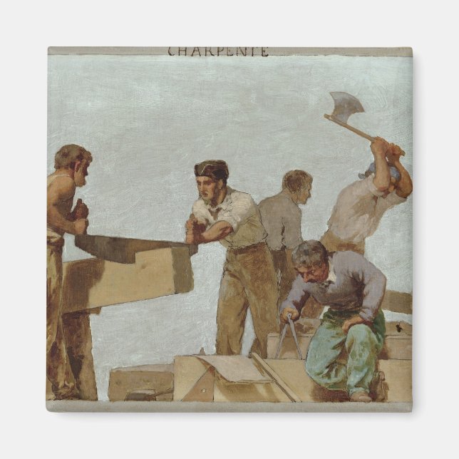 Íman Estrutura da madeira (Frente)