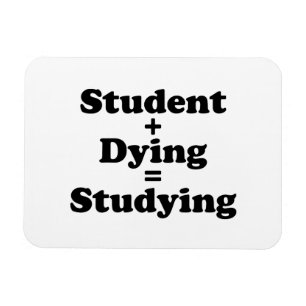 Íman Estudante Mais Morrendo É Igual Estudar