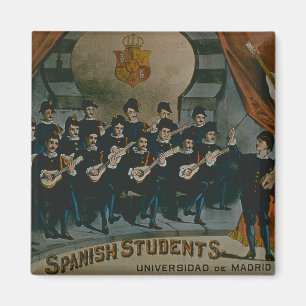 Íman "Estudantes espanhóis, universidade de Madrid"
