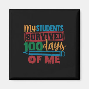 Íman Estudantes Sobreviveram 100 Dias De Mim Professor 