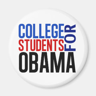 Íman Estudantes universitários para Obama