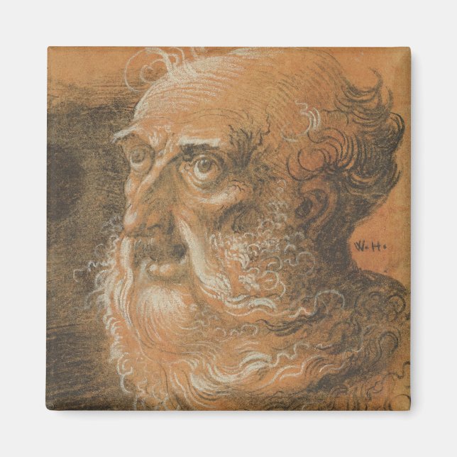 Íman Estudo da cabeça, 1522 (Frente)