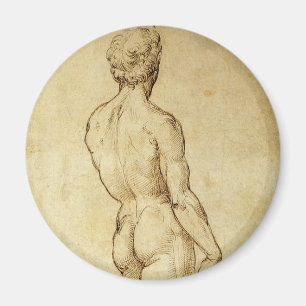 Íman Estudo da estátua David de Michelangelo por Rapha