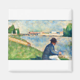 Íman Estudo de Belas Artes por Georges Seurat