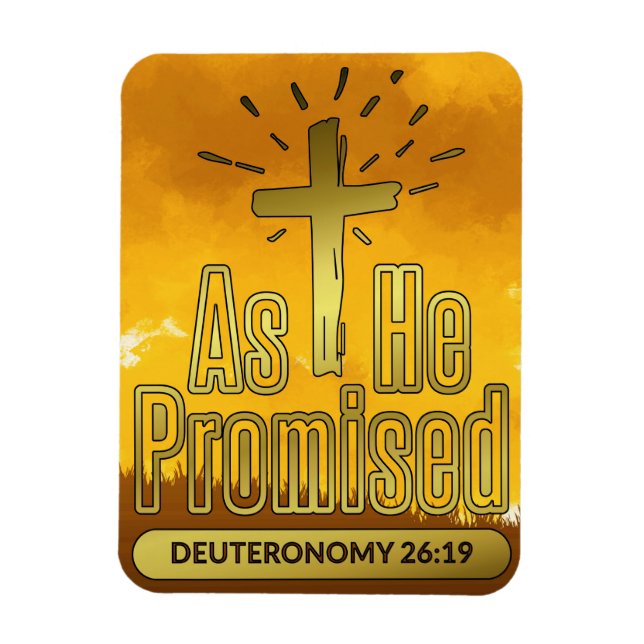 Íman Estudo De bíblia Como Prometeu Deuteronomia 26:19 (Vertical)