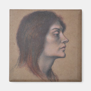 Íman Estudo de uma Cabeça de Mulher (por Evelyn De Morg