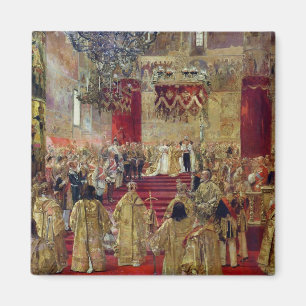 Íman Estudo para a coroação do Tsar Nicholas II