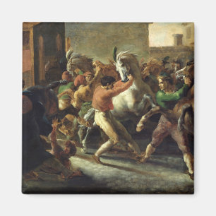 Íman Estudo para a raça dos cavalos bárbaros, 1817